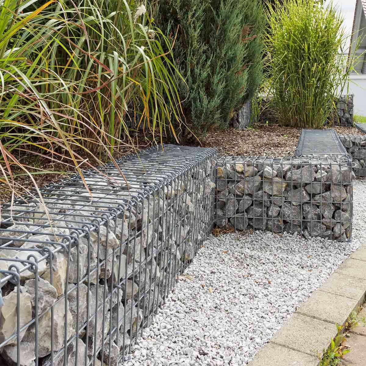 Mur gabion cage metal